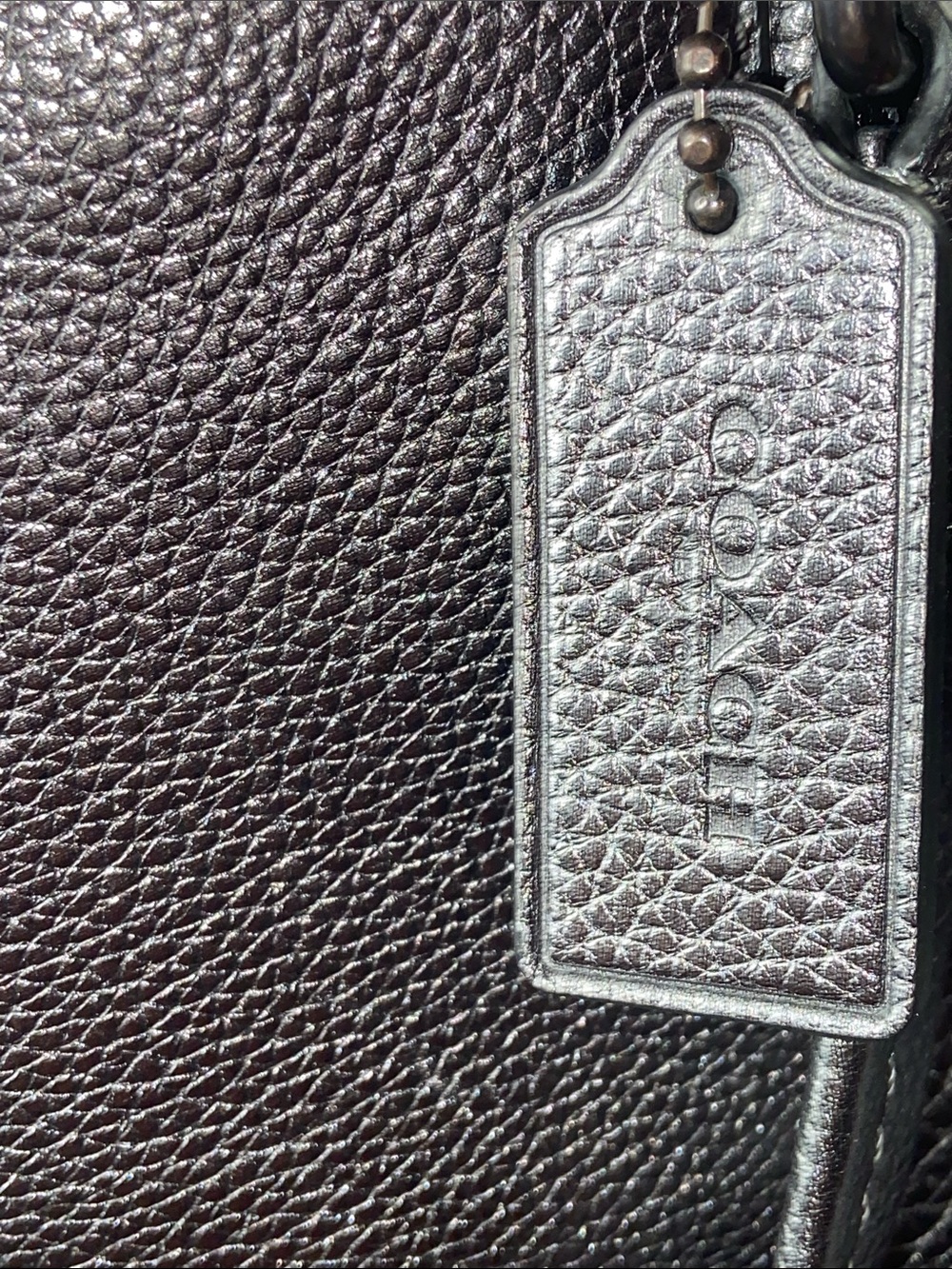 Coach Dalton 31 Metallic Shoulder Bag EUC - Picture 3 of 12